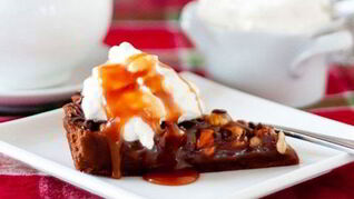 Французский шоколадный тарт с фундуком