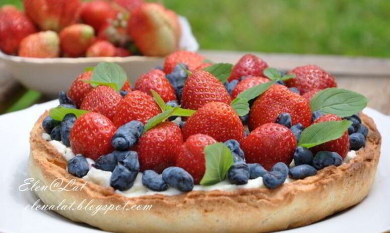 Рецепт летний тарт с ягодами