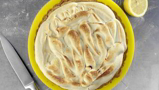 Лимонный тарт с меренгой