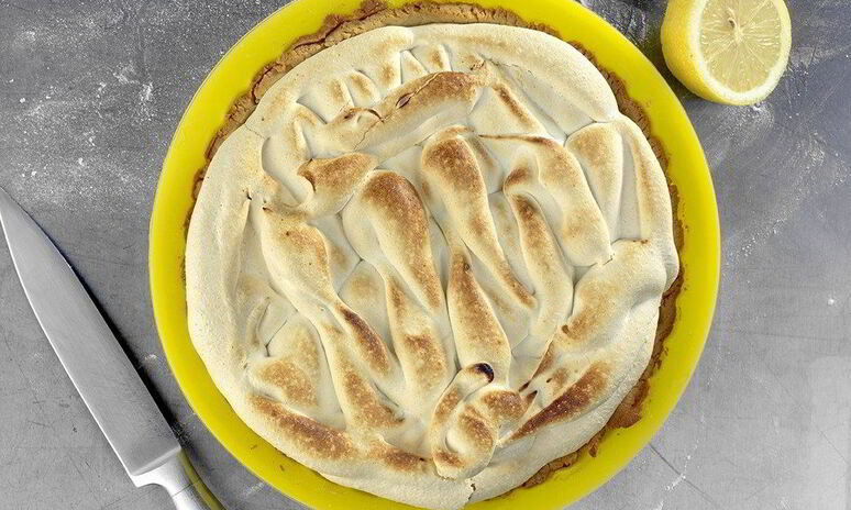 Рецепт лимонный тарт с меренгой