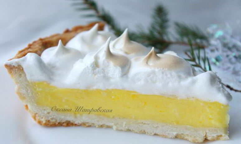 Рецепт лимонный тарт