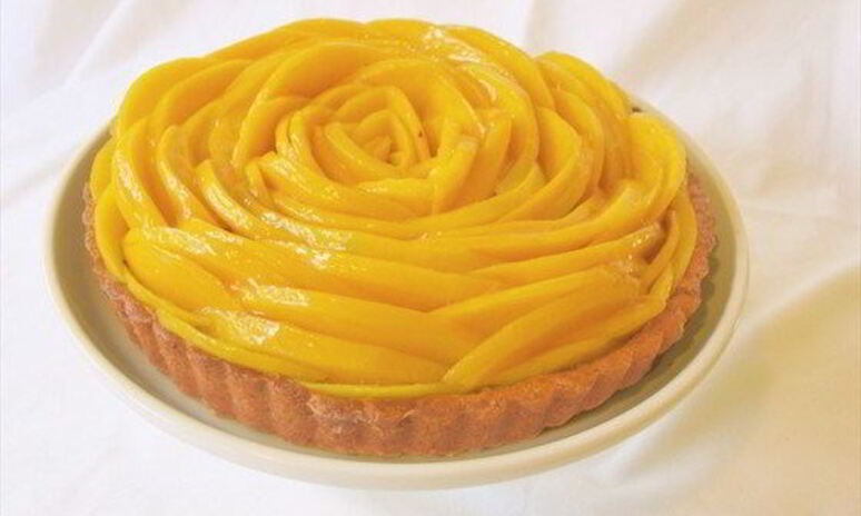 Рецепт манговый тарт с заварным кремом