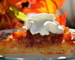 Перевернутый яблочный тарт