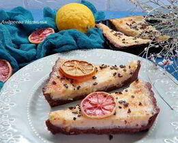 Шоколадно-лимонный тарт