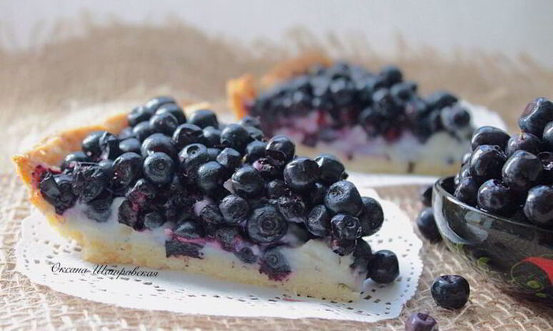 Рецепт тарт черника-лаванда