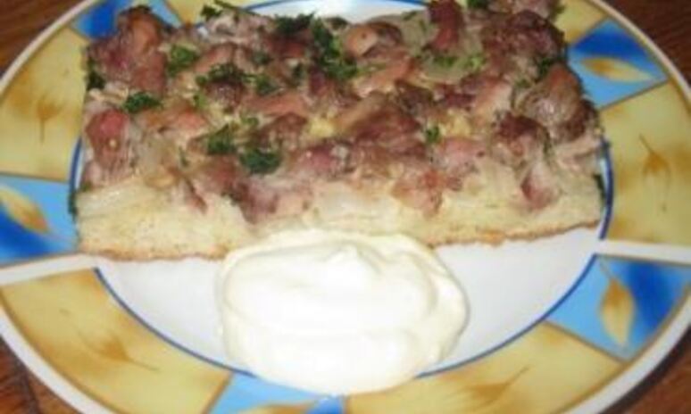 Рецепт тарт фламбе