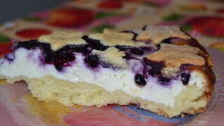 Тарт с черникой Звездное небо