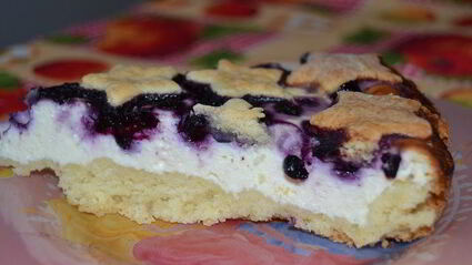 тарт с черникой звездное небо