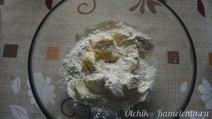 тарт с грушами и миндалем