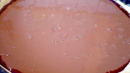 тарт с карамелью и чили шоколадное озеро