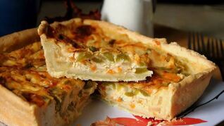 Тарт с курицей