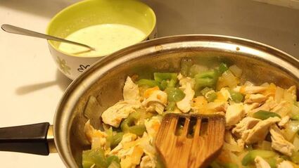 тарт с курицей