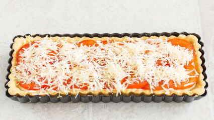 тарт с помидорами и сыром