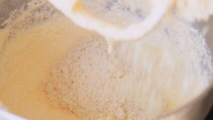 тарт с ревенем и миндалем