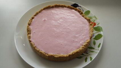 тарт с самбуком из красной смородины