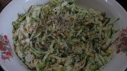 тарт с цукини, рисом и орехами