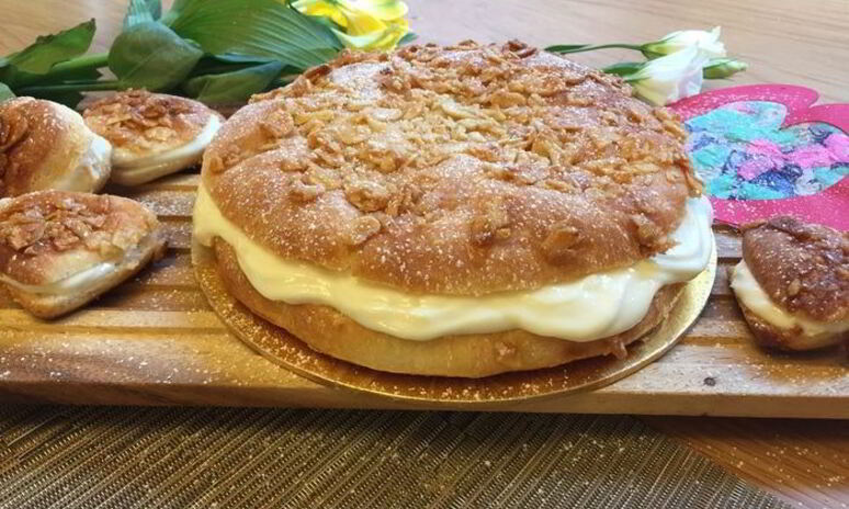 Рецепт тарт тропезьен с творожным кремом