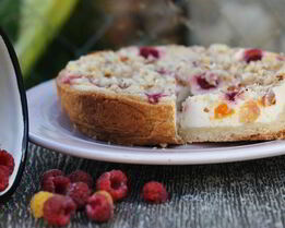 Тарт творожно-абрикосовый