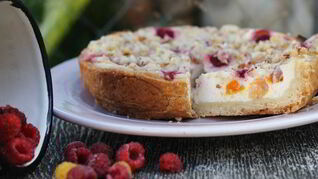 Тарт творожно-абрикосовый