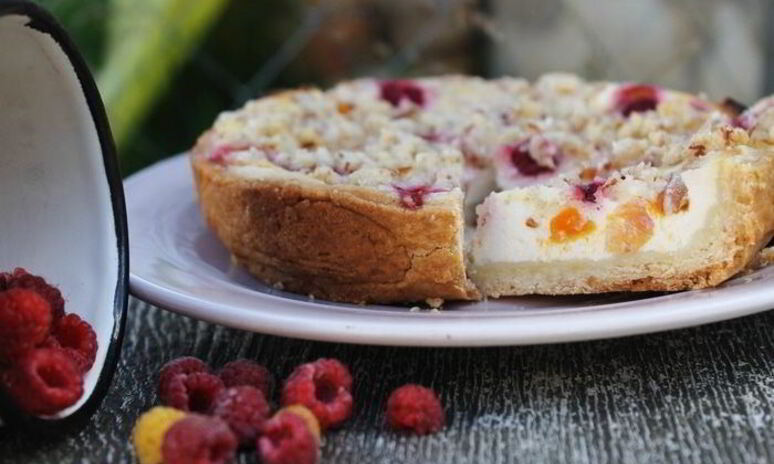 Рецепт тарт творожно-абрикосовый