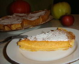 Тыквенно-яблочный тарт