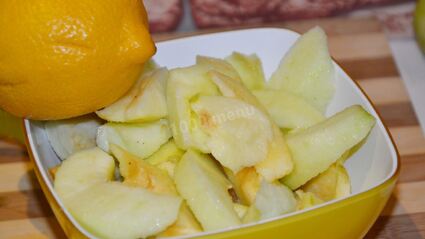 яблочный тарт из яблок