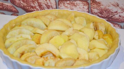 яблочный тарт из яблок