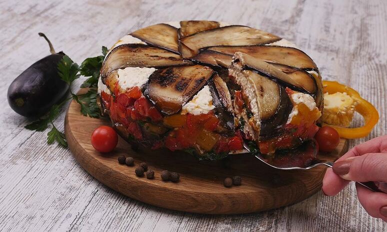 Рецепт террин из баклажанов