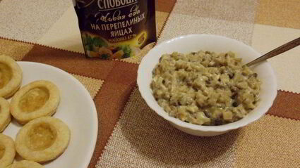 волованы с грибами