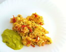 Яичница с помидорами