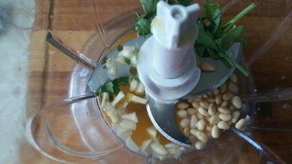 закуска из кабачков с рыбой на шпажках