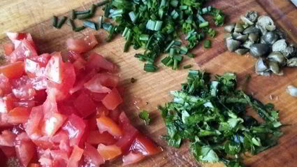 закуска из кабачков с рыбой на шпажках