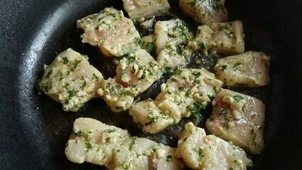 закуска из кабачков с рыбой на шпажках