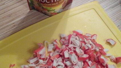 закуска крабовое удовольствие