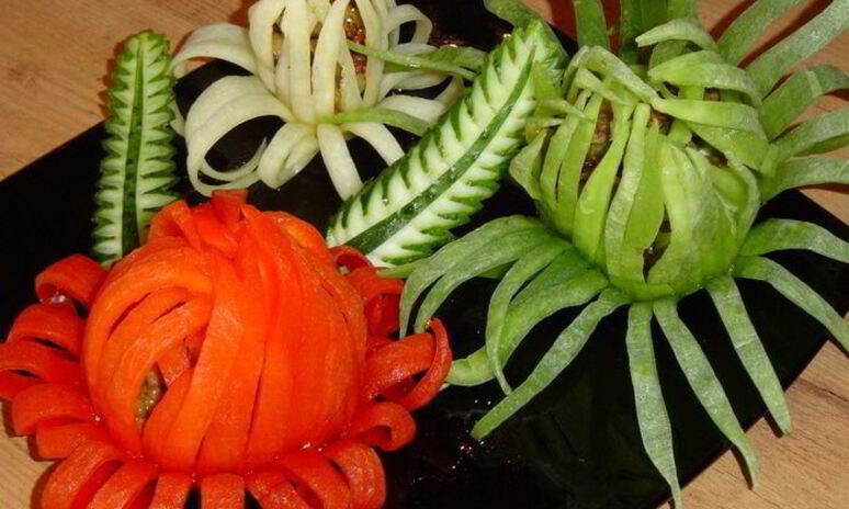 Рецепт закуска летние цветы