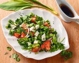 Закуска с черемшой