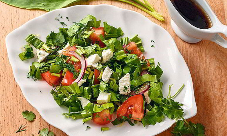 Рецепт закуска с черемшой