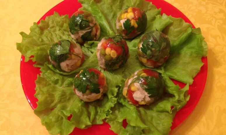 Рецепт заливные яйца