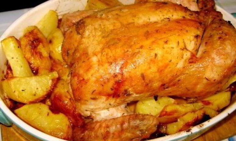 Рецепт запеченная маринованная курица