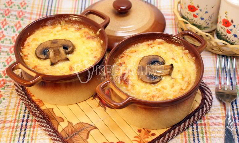 Рецепт жульен с грибами