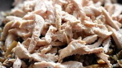 жульен с курицей и грибами