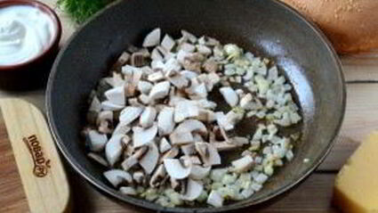 жульен в булочках