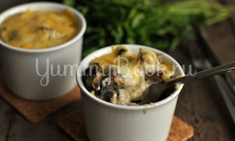 Рецепт жюльен с курицей и грибами