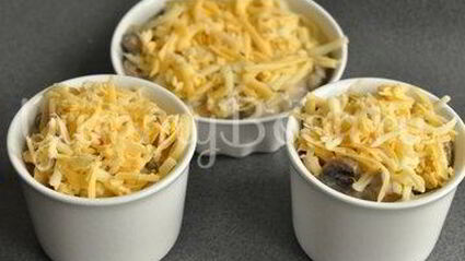 жюльен с курицей и грибами